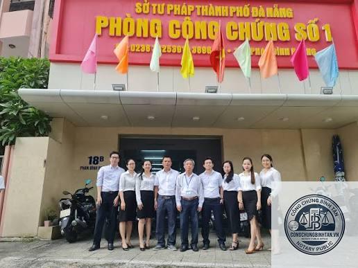 Ph&ograve;ng C&ocirc;ng chứng số 1 TP. Đ&agrave; Nẵng