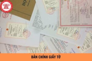 UBND phường chứng thực giấy tờ