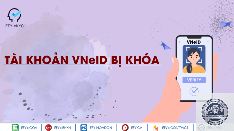 VNeID bị khóa