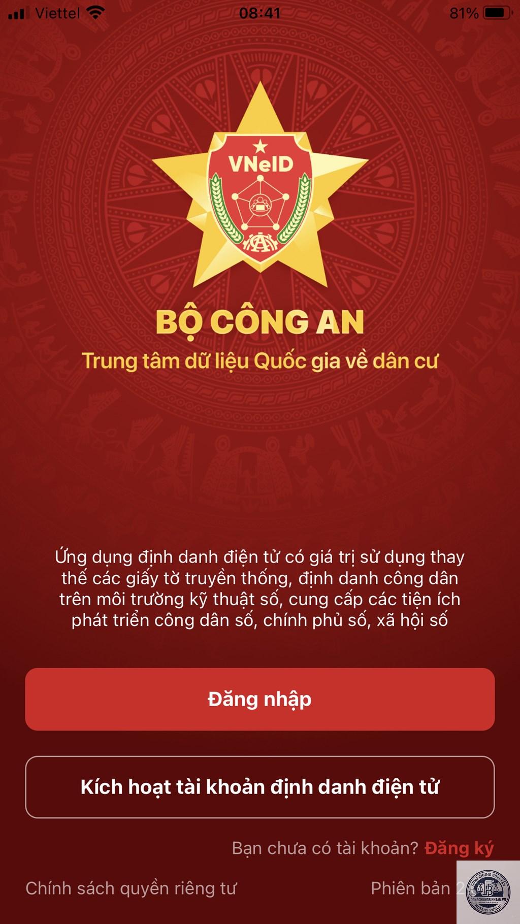 VNeID kh&ocirc;ng đăng nhập được - H&igrave;nh 2