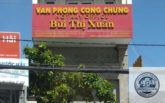 Văn Ph&ograve;ng C&ocirc;ng Chứng B&ugrave;i Thị Xu&acirc;n | 1272B Huỳnh Tấn Ph&aacute;t, Phường Ph&uacute; Mỹ, Quận 7 - H&igrave;nh 2