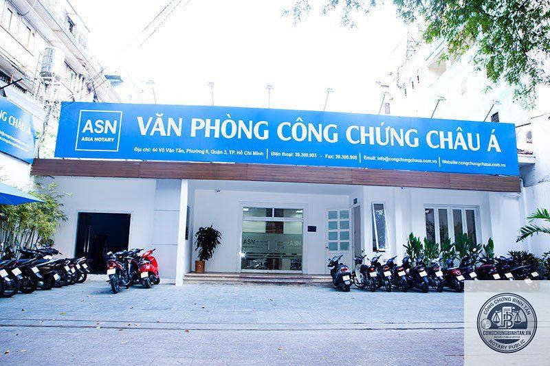Văn Phòng Công Chứng Châu Á | 44 Võ Văn Tần, Phường Võ Thị Sáu
