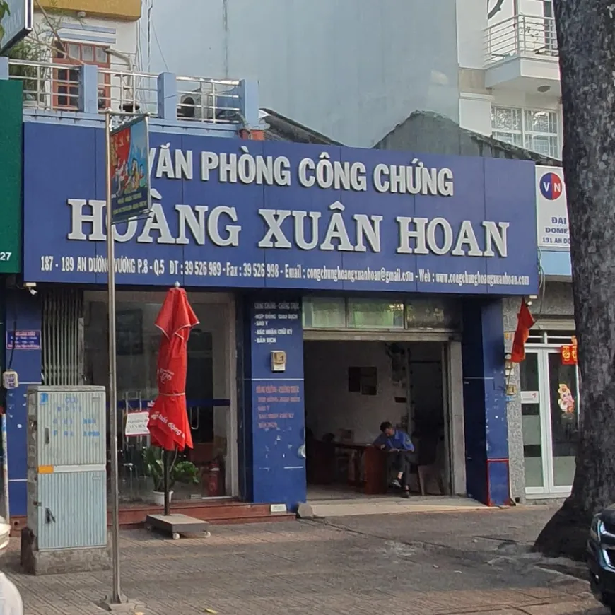 Văn Ph&ograve;ng C&ocirc;ng Chứng Ho&agrave;ng Xu&acirc;n Hoan | 187 &ndash; 189 An Dương Vương, Phường 8, Quận 5 - H&igrave;nh 2