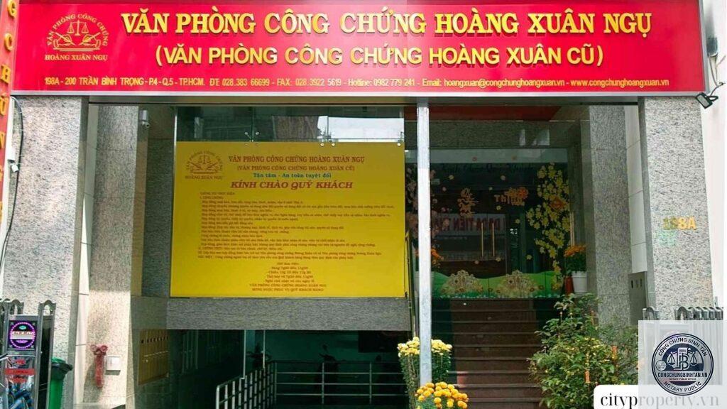 Văn Ph&ograve;ng C&ocirc;ng Chứng Ho&agrave;ng Xu&acirc;n Hoan | 187 &ndash; 189 An Dương Vương, Phường 8, Quận 5 - H&igrave;nh 5