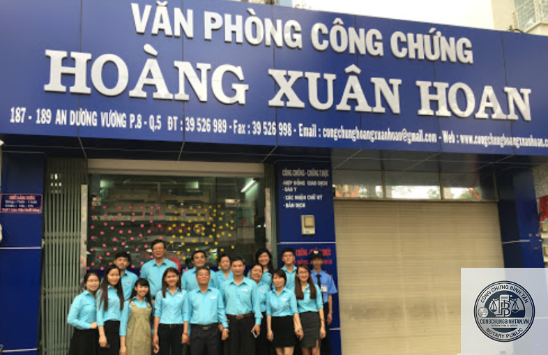 Văn Phòng Công Chứng Hoàng Xuân Hoan | 187 – 189 An Dương Vương, Phường 8, Quận 5