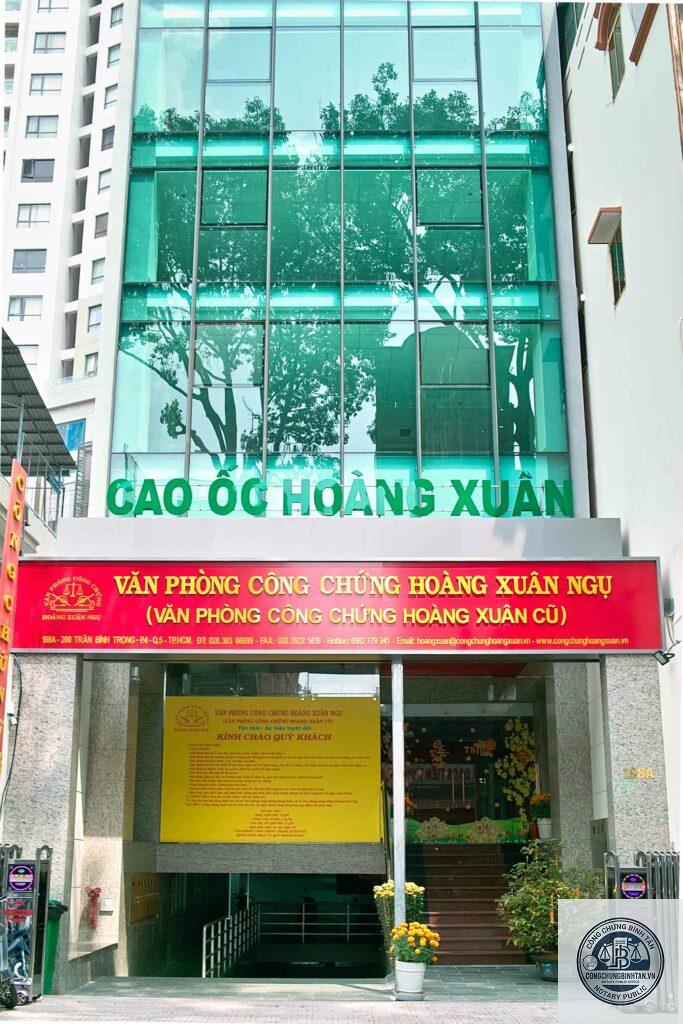 Văn Phòng Công Chứng Hoàng Xuân Ngụ | 198A Trần Bình Trọng, Phường 4, Quận 5