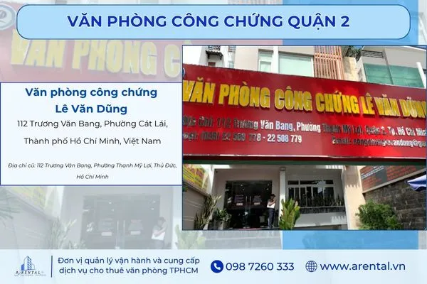 Văn Ph&ograve;ng C&ocirc;ng Chứng L&ecirc; Văn Dũng | 112 Trương Văn Bang, Phường C&aacute;t L&aacute;i - H&igrave;nh 3