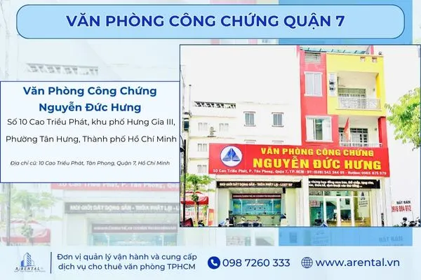 Văn Phòng Công Chứng Nguyễn Đức Hưng | 10 Cao Triều Phát, Phường Tân Phong, Quận 7 - Hình 1