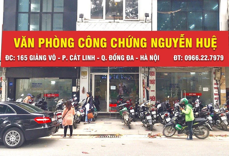 Văn Ph&ograve;ng C&ocirc;ng Chứng Nguyễn Huệ | 165 P. Giảng V&otilde;, Đống Đa - H&igrave;nh 4