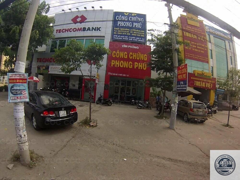 Văn Ph&ograve;ng C&ocirc;ng Chứng Phong Ph&uacute; | 278 Đỗ Xu&acirc;n Hợp, Phường Phước Long A, TP. Thủ Đức - H&igrave;nh 2