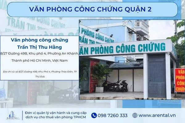 Văn Ph&ograve;ng C&ocirc;ng Chứng Trần Thị Kim Chi | 149 Đường số 2, Khu phố 4, Phường An Kh&aacute;nh - H&igrave;nh 2