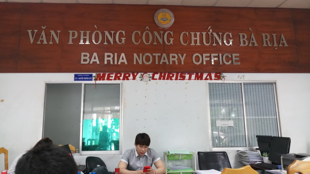 Văn phòng Công chứng Bà Rịa