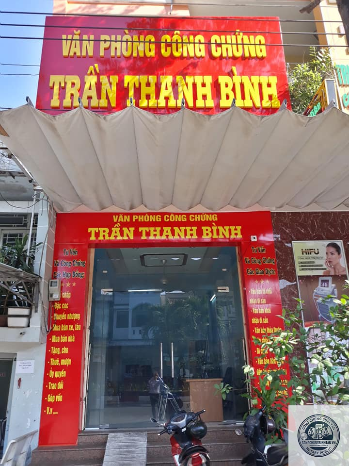 Văn ph&ograve;ng C&ocirc;ng chứng B&igrave;nh Thạnh (Trần Văn B&igrave;nh)