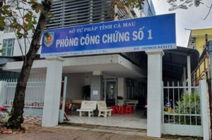 Văn phòng Công chứng Cà Mau