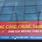 Văn ph&ograve;ng C&ocirc;ng chứng Đầm Sen