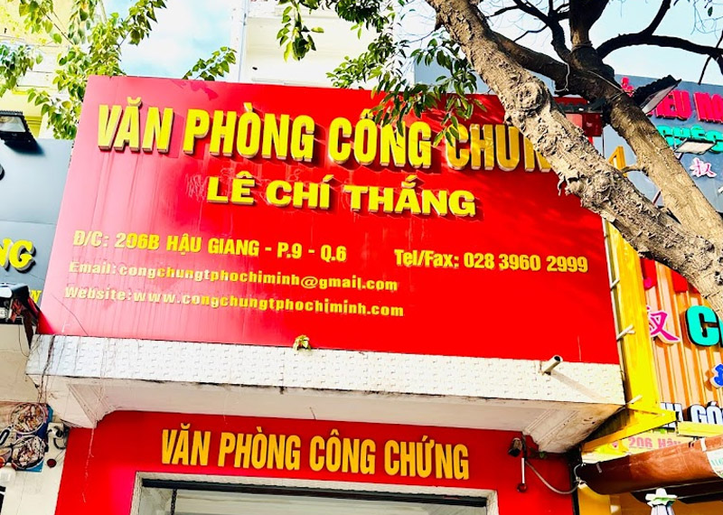 Văn ph&ograve;ng C&ocirc;ng chứng L&ecirc; Ch&iacute; Thắng - H&igrave;nh 2