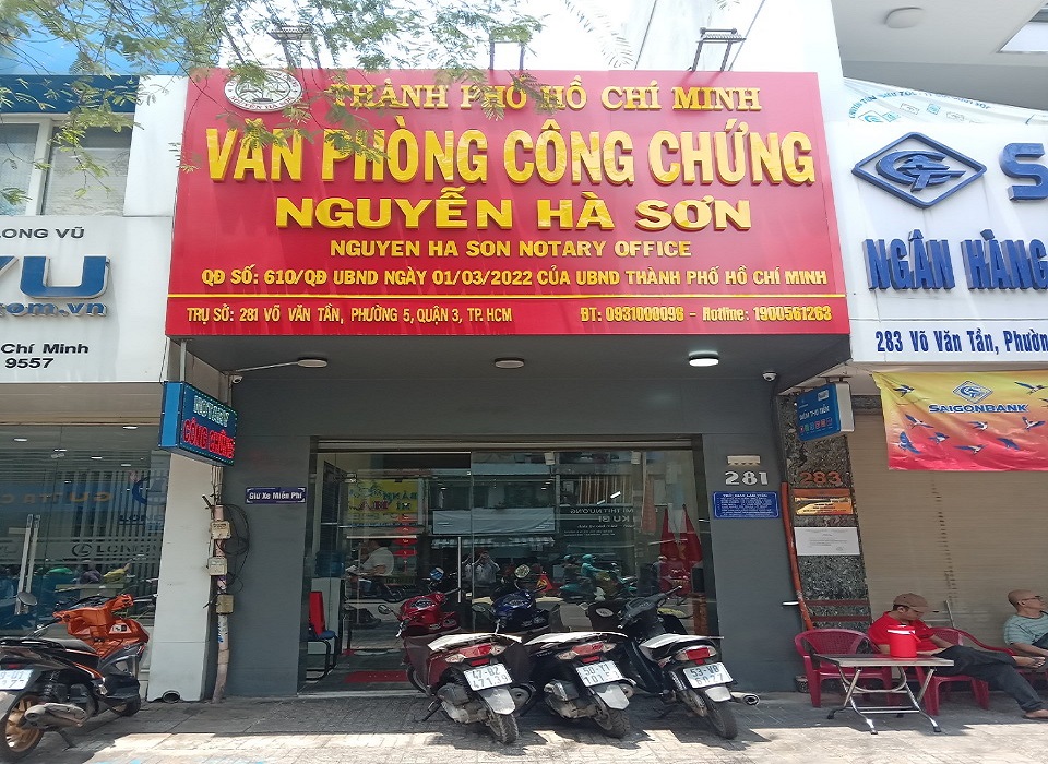 Văn ph&ograve;ng C&ocirc;ng chứng Nguyễn H&agrave; Sơn - H&igrave;nh 1