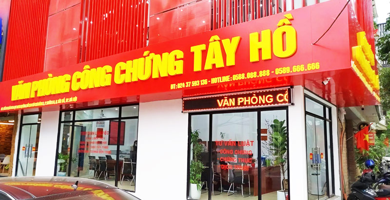 Văn phòng Công chứng Tây Hồ