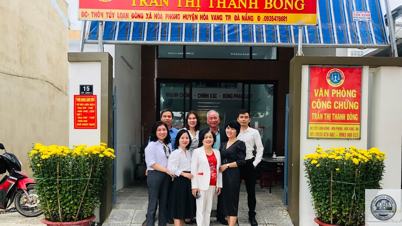 Văn phòng Công chứng Trần Thị Thanh Bòng
