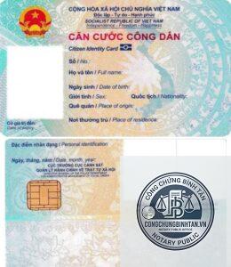 ảnh căn cước
