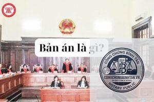 bản án là gì