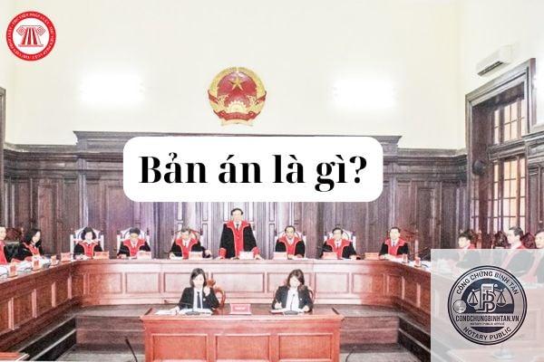 bản án là gì