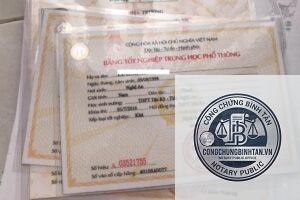 bản sao bằng tốt nghiệp