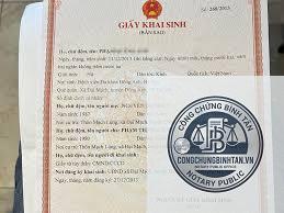 bản sao giấy khai sinh - Hình 3