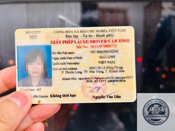 bằng lái xe bị gãy - Hình 4