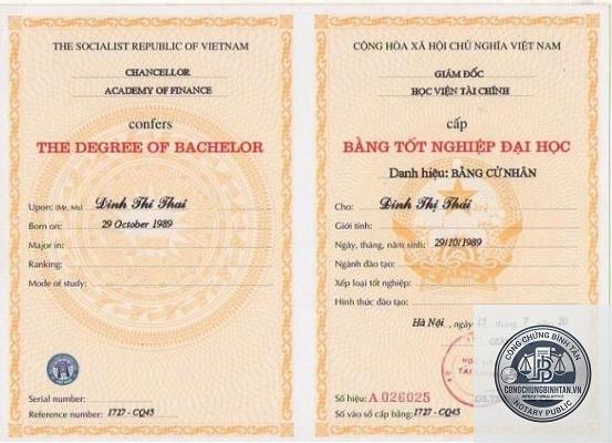 bằng tốt nghiệp - Hình 2