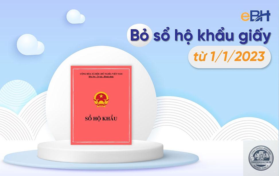 bỏ sổ hộ khẩu