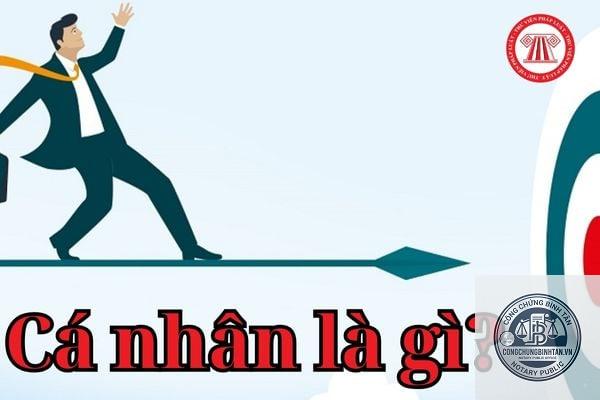 cá nhân là gì