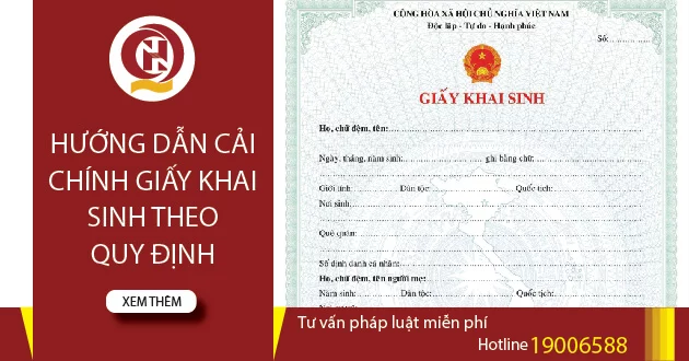 cải chính giấy khai sinh - Hình 5