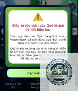 căn cước bị khóa