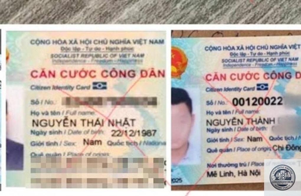 căn cước công dân bị giả mạo - Hình 5