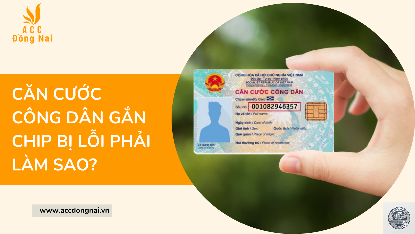 căn cước c&ocirc;ng d&acirc;n bị lỗi chip - H&igrave;nh 1
