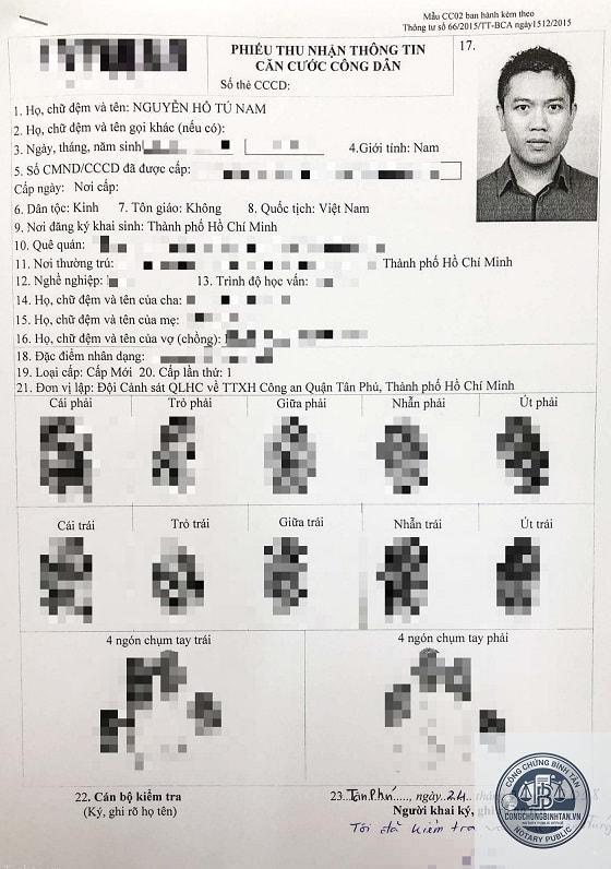 căn cước công dân bị mất - Hình 5