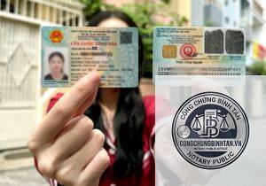 căn cước công dân có cần cha mẹ đi cùng không