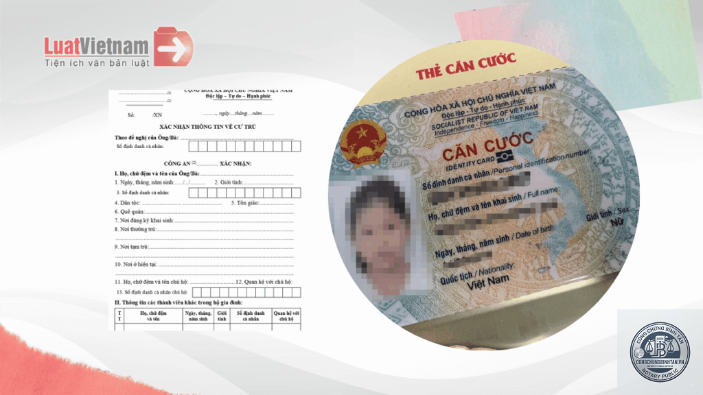 căn cước công dân có cần giấy xác nhận cư trú không
