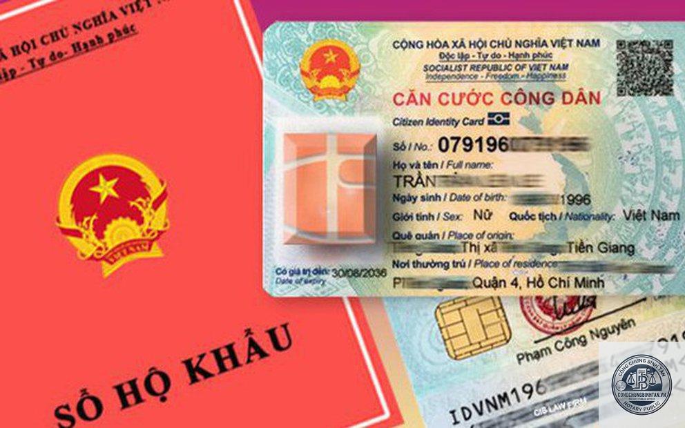 căn cước công dân có thay thế hộ khẩu không