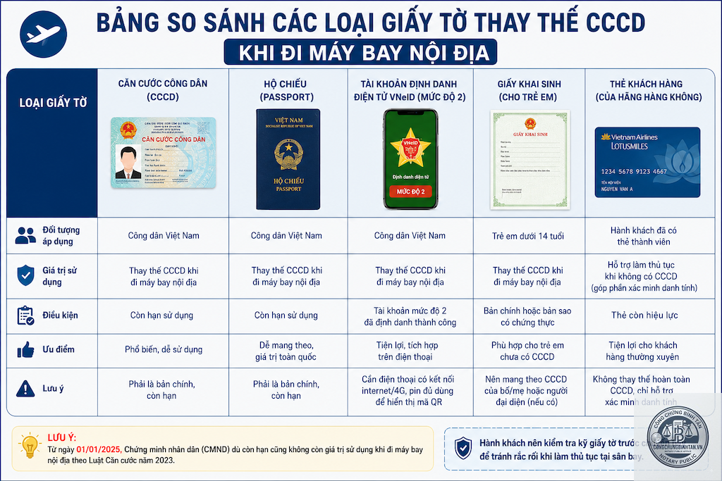 căn cước công dân dùng để đi máy bay được không - Hình 5