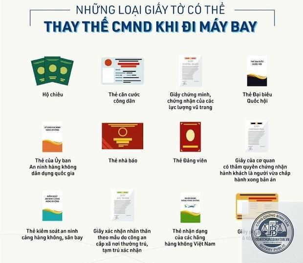 căn cước công dân dùng để đi máy bay được không