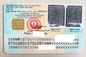 căn cước công dân sai dấu vân tay