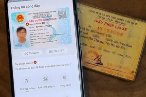 căn cước công dân tích hợp bằng lái xe