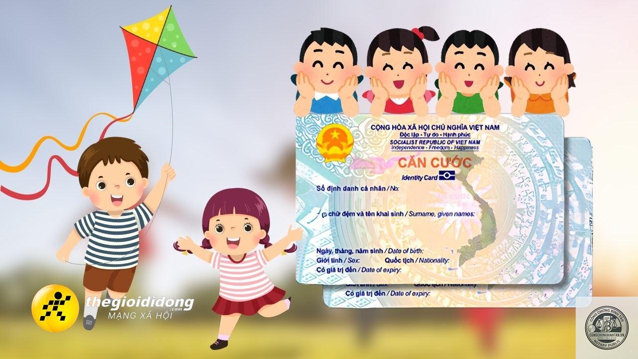 căn cước c&ocirc;ng d&acirc;n trẻ em cần giấy tờ g&igrave; - H&igrave;nh 3