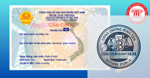 căn cước công dân trẻ em cần giấy tờ gì