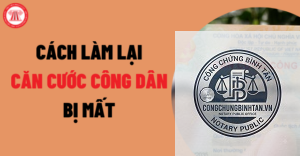 cấp lại căn cước công dân