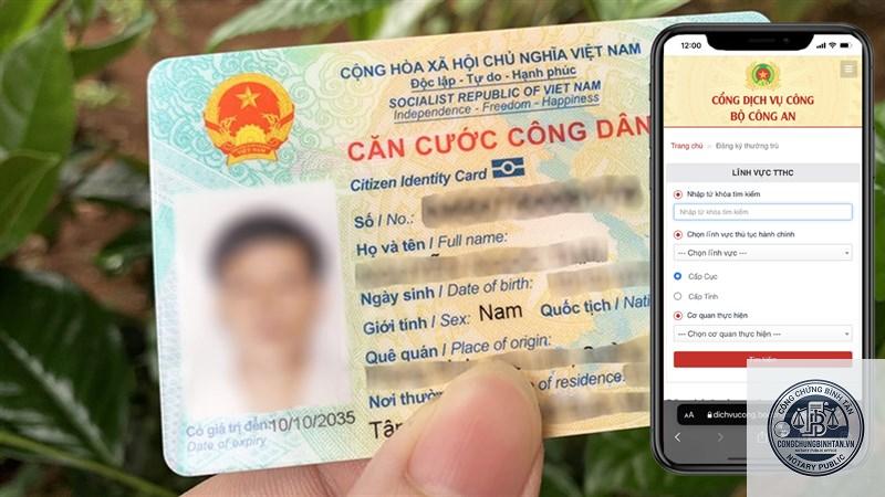 cấp lại căn cước công dân - Hình 5