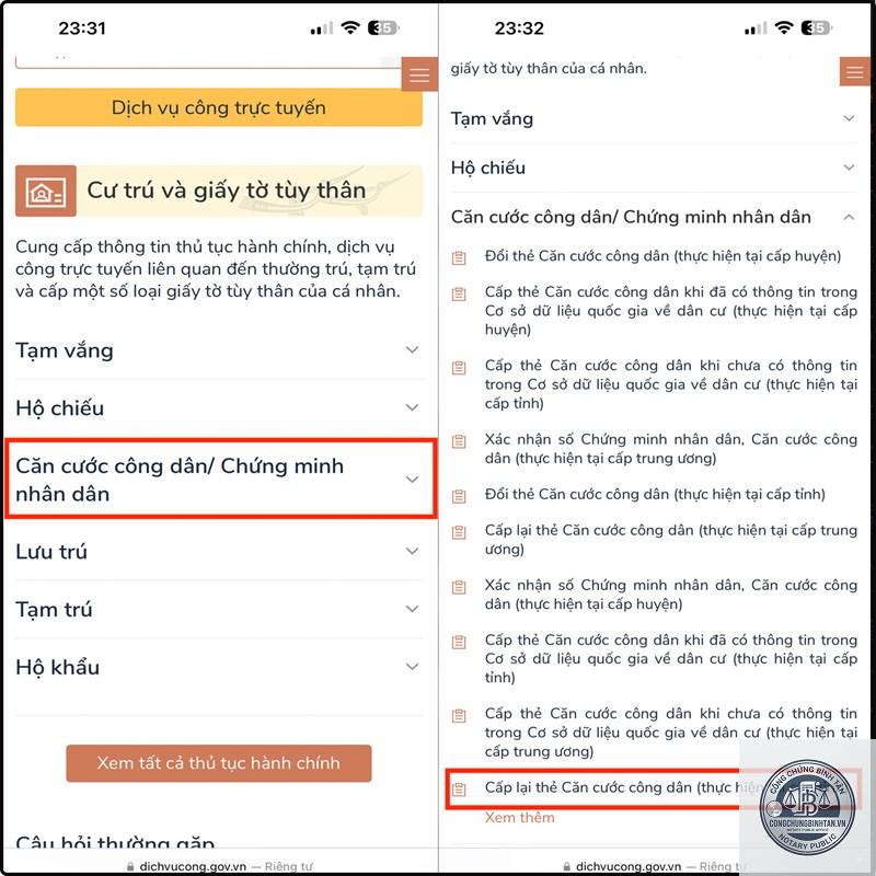 cấp lại căn cước c&ocirc;ng d&acirc;n online - H&igrave;nh 4