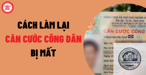 cấp lại căn cước công dân